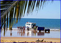 grab the water taxi accross to dunk island